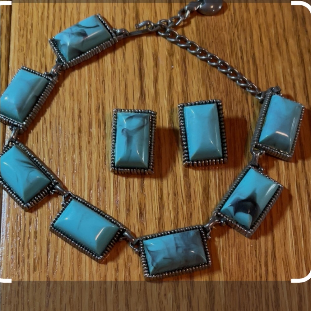 Turquoise Jewelry Set vintage